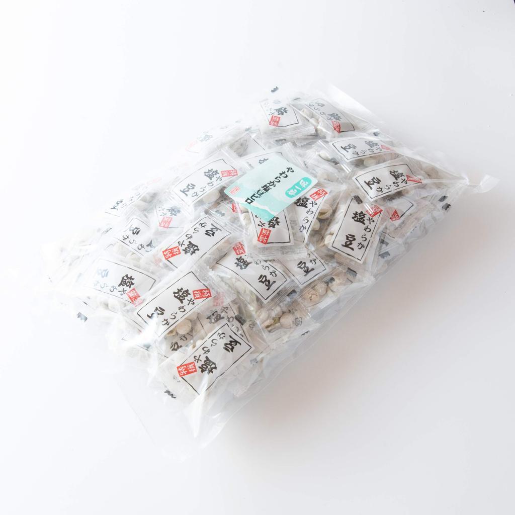 Yoshimatsu Ajiichiban Soft Salted Beans 80 Commercial use Individually wrapped Bean snacks Snacks Peas Salted (400g / approx. pieces) (Spicy Kobo)