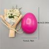 [Portable Hair Brush] Portable Anti Knot Tangling Egg Shape Hair Brush | Scalp Massage Comb Good Travel Partner