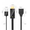 AA58 HDMI-Compatible Male to Displayport Female Converter Cable 4K@60Hz HDMI-Compatible to DP Converter Adapter Cable