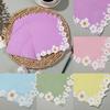 20Pcs Sweet Daisy Flower Napkins Disposable Paper Tissues Towel for Mother's Day Baby Shower Wedding Party Decoration Tableware