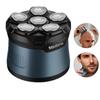 SOLIMPIA Men's Electric Shaver Hair Clipper 6 Magnetic Blade Head Cordless Bald Head Trimmer Home Use Beard Scalp Grooming Kit