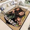 Bob Marley Culture Print Flannel Area Rug Non‑Slip Floor Mat For Couch Bedroom Game Room Living Room Home Holiday Decor Gift