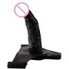Men Strap On Dildo Panties Wearable Hollow Penis Lengthen Sleeve Strapon Dildo Pants Harness Belt for Man Sex Toys for Woman Gay