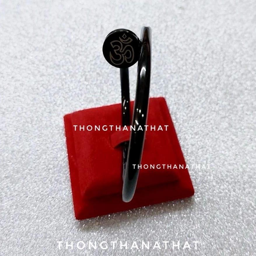 Hinduism Nail Head Bracelet Rhinestone Ganesha Five Row Yantra Sak Yant Tattoo Powerful Success Amulet Jewelry Vintage Protect Health Lucky Rich