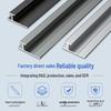 Aluminum Alloy I-Beam Wood Veneer Trim & Decorative Corner Strip for Wall and Floor