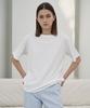 RE RHEE Logo Emboridered Relaxed Fit T Shirt