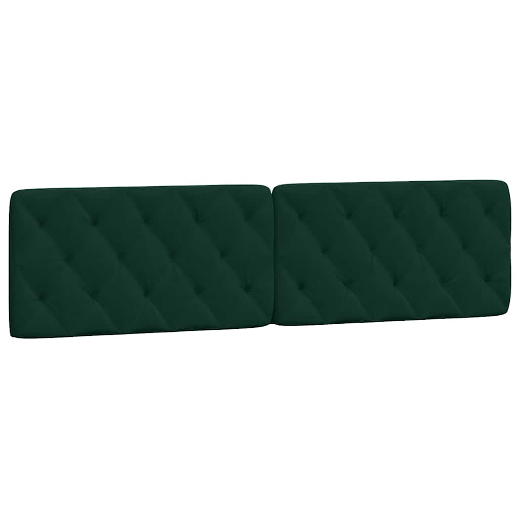 Bed Frame without Mattress Dark Green 200x200 cm Velvet