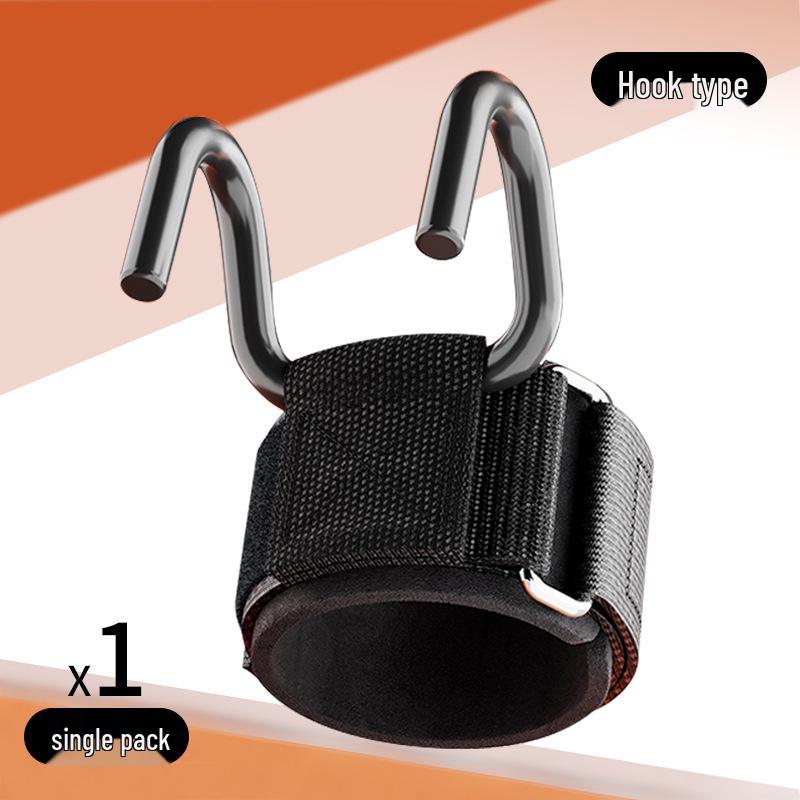 

Нескользящие крючки для силовых тренировок и подтягиваний Black Single 6CM (300 capacity)