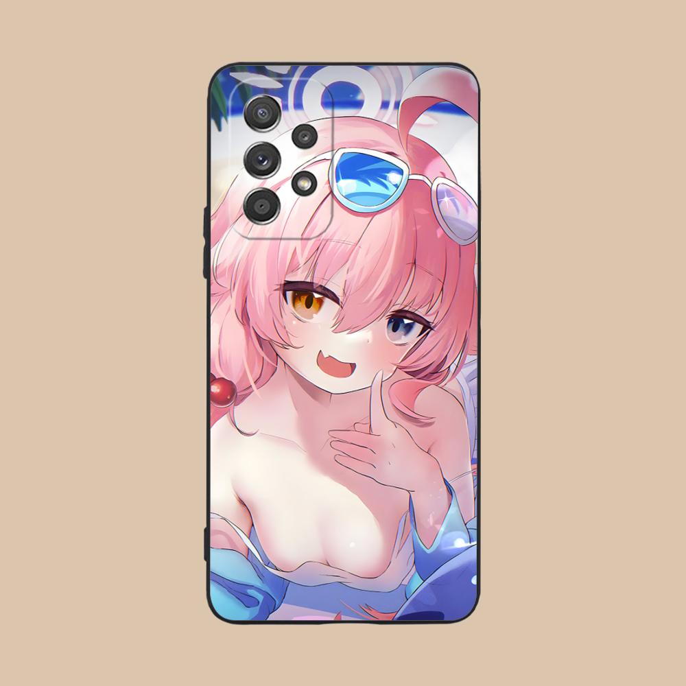 Blue Archive Takahashi Hoshino Matte Mobile Phone Case for Samsung Galaxy M55 54 42 35 34 33 32 23 22 15 14 13 12 F55 5G