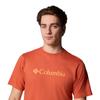 Columbia CSC Basic Logo SS Tee, T-shirt orange homme