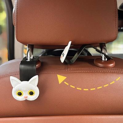 Car Seats Headrest Hook Hanger Storage Organizers Universal for Handbag Purse Coat Car SUV Interior Storage Hook