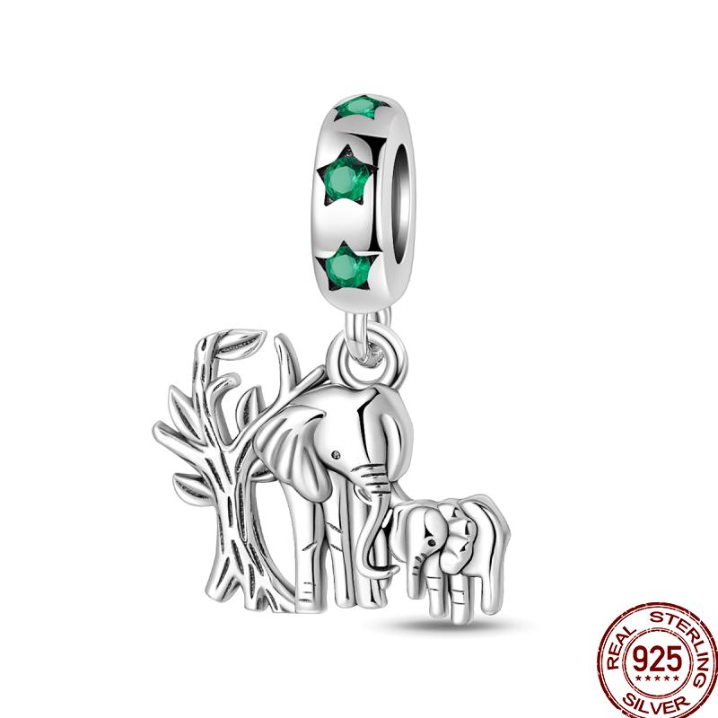 Kupferfeder Niedliches Haustier Tier Blume Perlen Anhänger Spacer Perlen Geeignet Passform Pan Original Armband Schmuck Geschenk