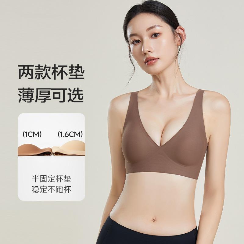 Women S Seamless Thin Cup Push Up Comfortable Bra