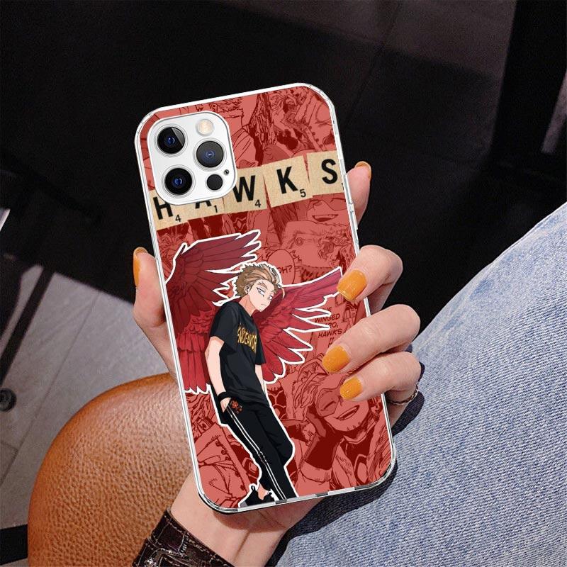 My Hero Hawks Phone Case For iPhone 17 Air 16 Pro Max 16E 15 + 14 Plus 11 12 13 Mini 7 8 SE Gift Print Cover Fundas 17 Air 16 Pr