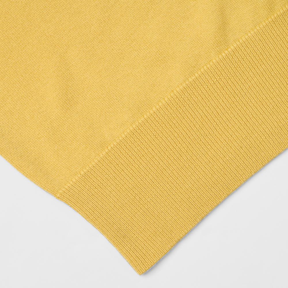 VERNO 24Ss Essential Collar Cardigan Yellow
