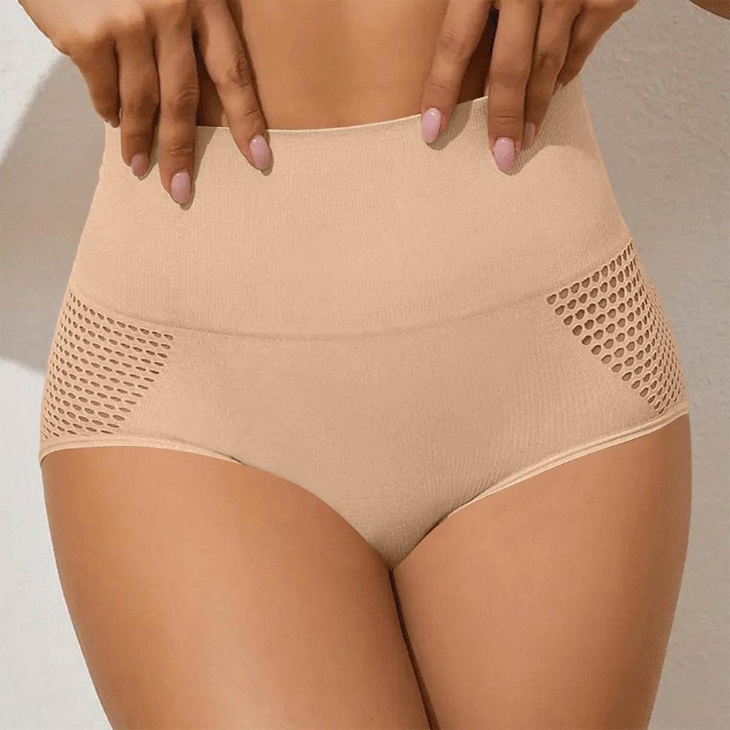 High Waist Shaping Panties for Women Seamless Tummy Control Butt Lifting Underwear Breathable Stretch Fabric Comfortable Fit