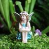 6pcs/lot Tinker Bell PVC Figure Dolls Garden Fairies Figurines  Mini Fairy Statue Figure Fairy Garden Ornaments Decorations