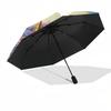 1pc Unicorn Friends: Magical Night Umbrella with Plastic Handle,Suitable for All Seasons Home Travel Outdoor UmbrellaDD277