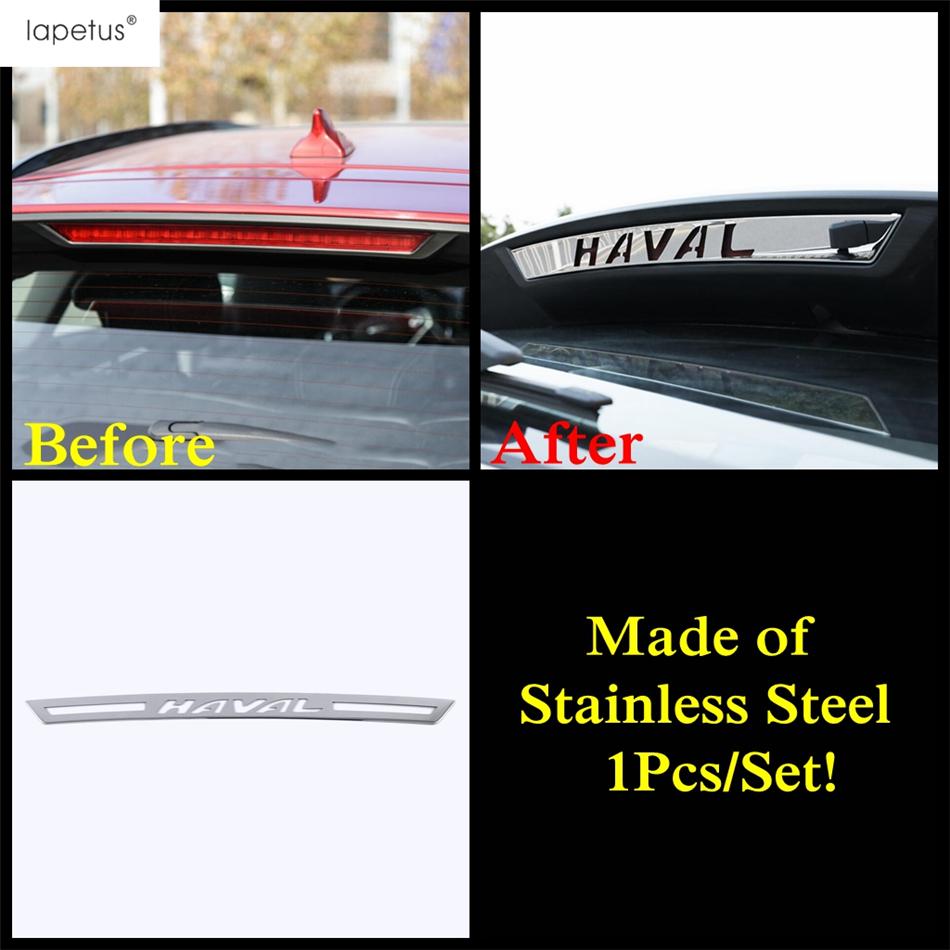 High-position Brake Light light Strip Rear Door Trunk Tailgate Trim Cover For Haval Jolion  - 2024 Stainless Accessories
