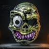 Durable Halloween Face Masque Horror for Adults, Creepy Cosplay Party Accessory, Scary Ghost Head Full
