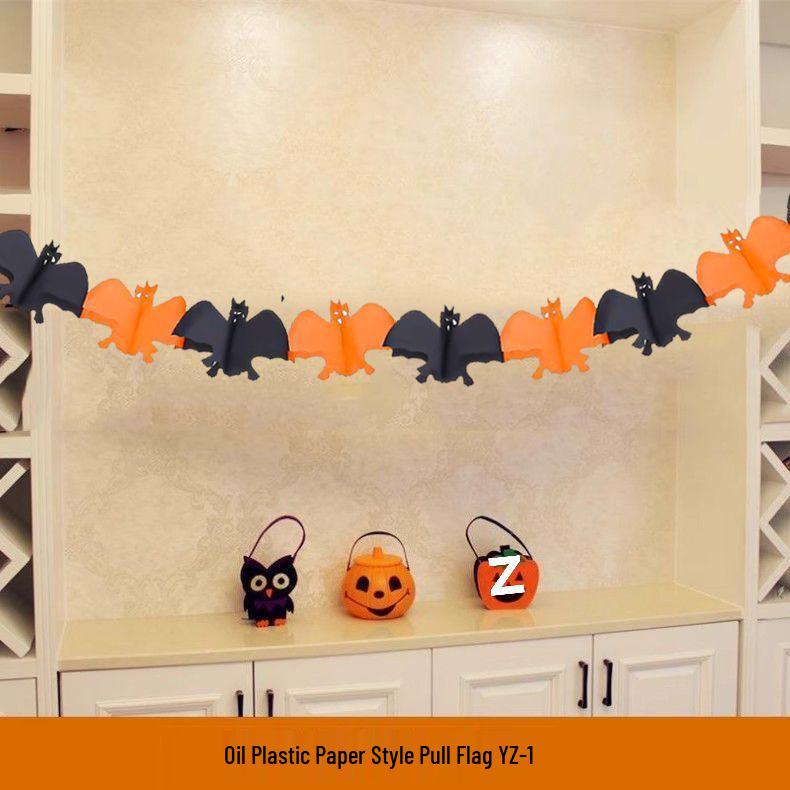 Halloween Pumpkin Lanterns & Spider Decorations for Bars, Malls, Kindergartens