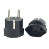 Schweizer auf Europäischen Stecker Adapter Steckdose Verbinder Reise 250V Adaptersteckdose Tragbarer Stromwandler Weiß Schwarz
