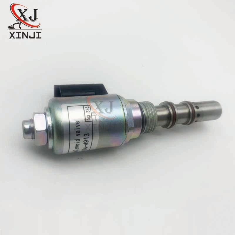 Excavator Spare Parts Solenoid Valve 174-4913 1744913 for Caterpillar Engine 3126 3126B 3176C 3196 3406E C12 C15