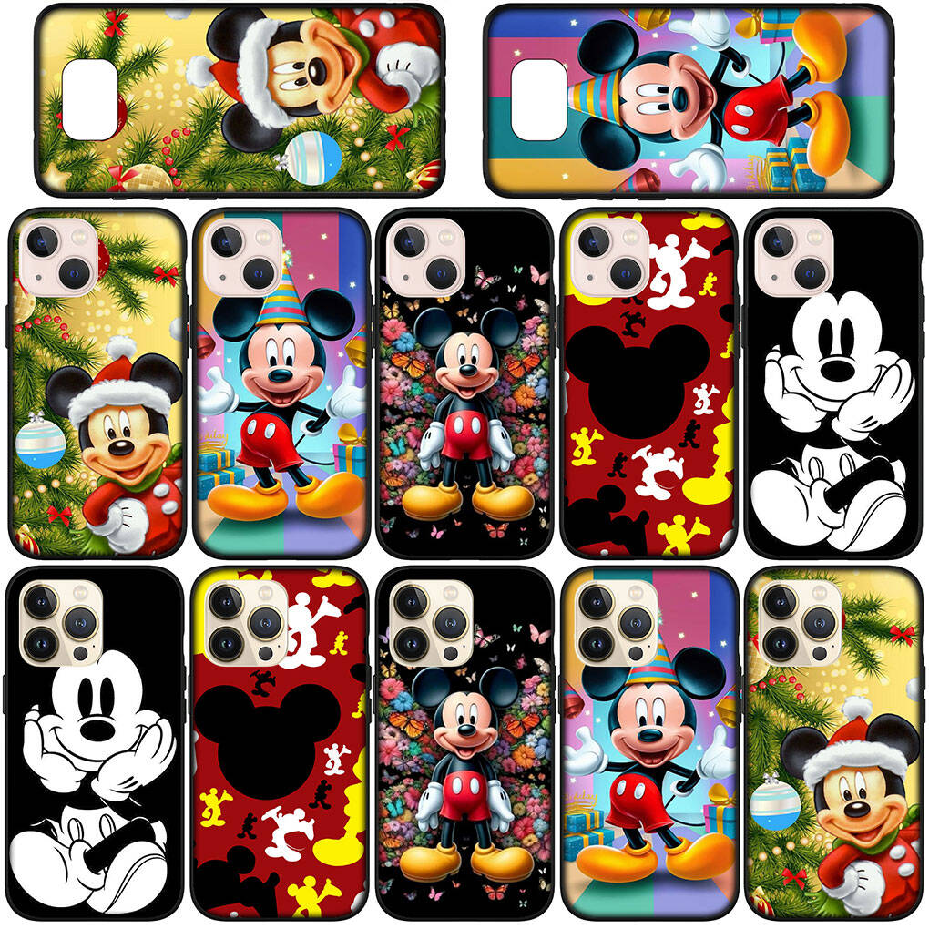 Phone Case for Samsung Galaxy S25 S23 S22 S21 S20 S24 Ultra FE A05 A06 A15 A16 A36 A37 A35 A54 A55 A56 A57 A25 A26 A53 A17 Mickey Comics Mouse Cover