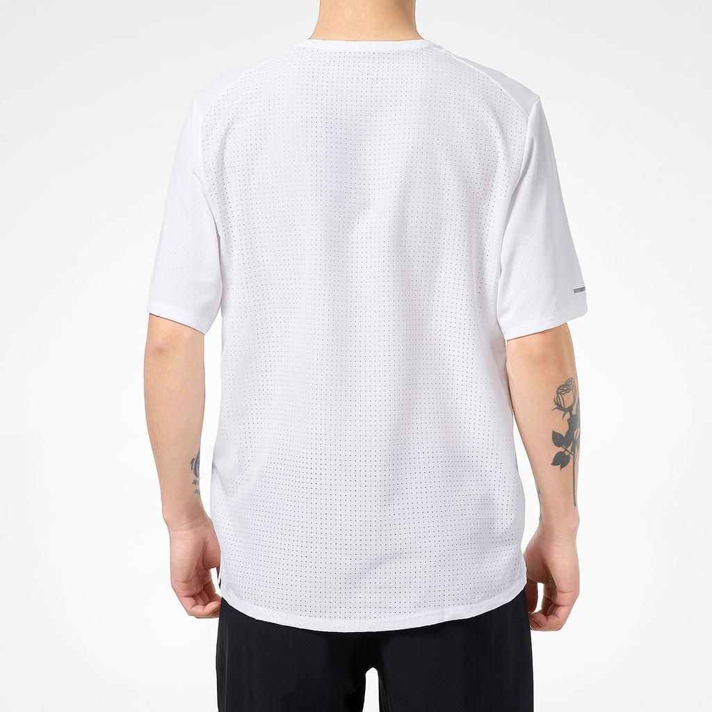 Nike Running Casual Sports Breathable Short Sleeve T-Shirt Men Tops White DA1316-100