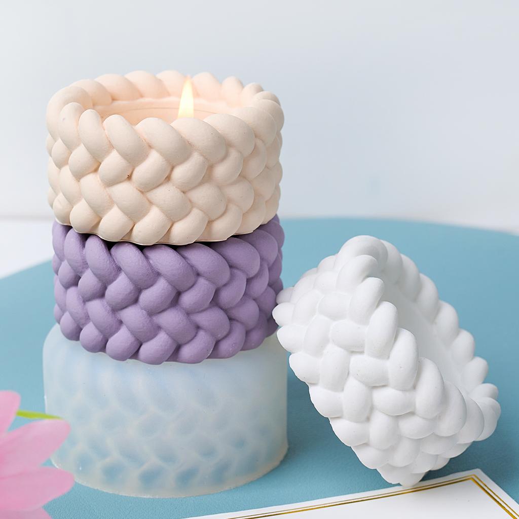 Webform Kerzenglas Silikonform DIY Sukkulenten Blumentopf Basteln Gips Harz Aufbewahrungsbox Gießformen Heimdeko