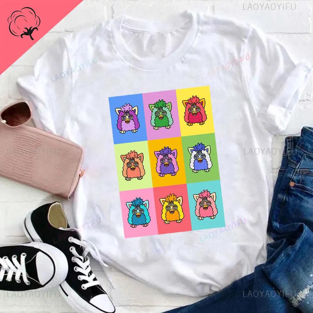 Furby Twilight Volturi New Moon Aro Caius Marcus The Volurby Funny Cartoon Classic Cotton T-Shirt  Tee Graphic T Shirts cotton