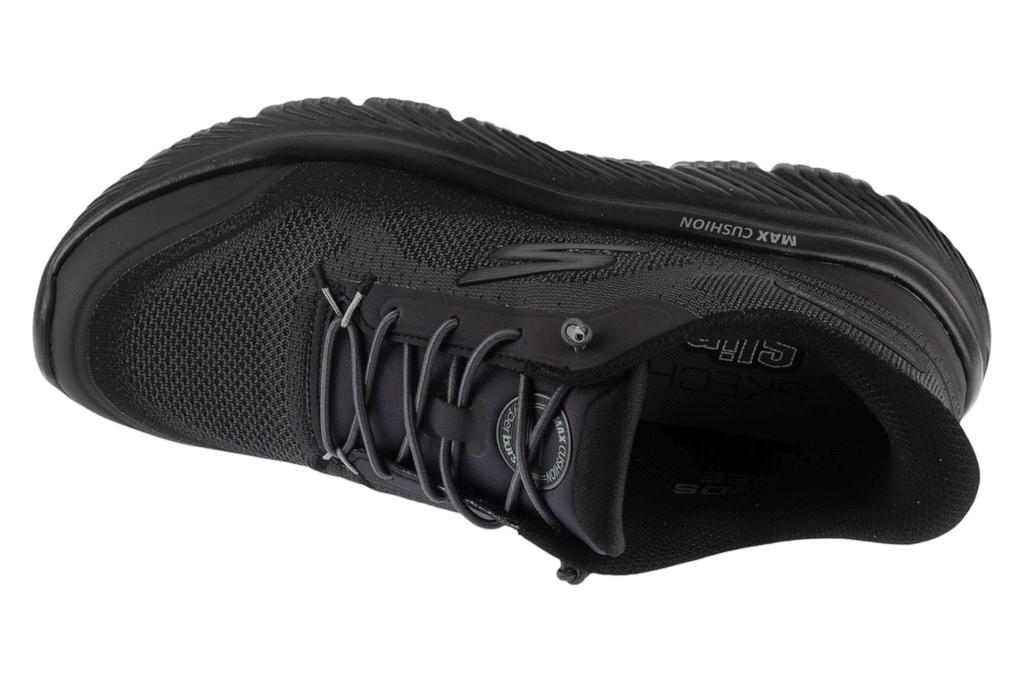 Skechers Go Walk Max Cushioning Hyper Burst, Mens Black Running Shoes