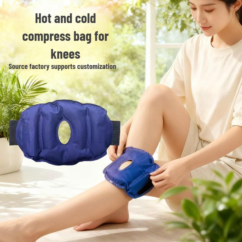 Reusable Knee Ice Pack Wrap Ice Pack for Knee Adjustable Cold Compress Cold Therapy Gel Pads for Pain Relief Sports Injuries