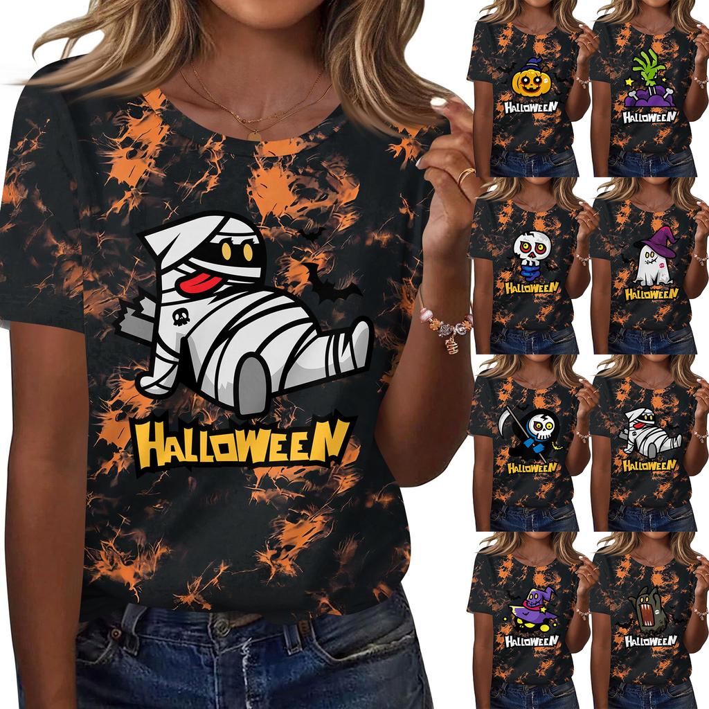 Women's Short Sleeve T-Shirt Neck Casual Top for Party or Daily Wear