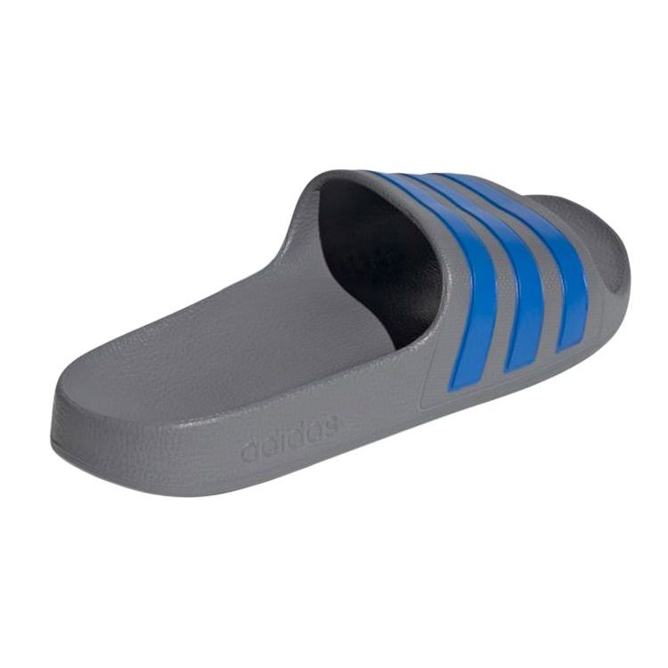 adidas Adilette Aqua Comfortable Casual Low-Top Kids Slippers Kids Slippers Gray Blue EF1751