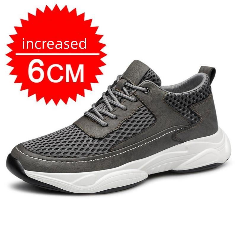2026 Man Elevator Shoes Lift Sneakers Men Sports Height Increase Insole 8cm10cm Leisure Fashion Summer Sports Heightening Shoes