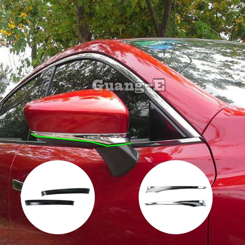 For Mazda6 Mazda 6 Atenza 2014 2015 2016 2017 2018 Car ABS Back Rear View Eyebrow Side Mirror Cover Stick Trim Frame Parts