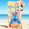 1Pc Stitch'S Sweet Celebration Beach Towel, Quick Dry, Multi-Use for Beach Pool Gym Yoga Home Travel, Christmas, Halloween, Xmas Gift M928618