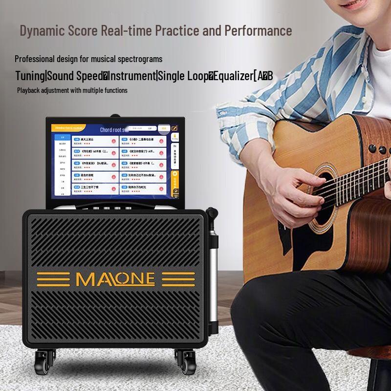 MALONE Portable Outdoor Karaoke Speaker with Video Display (CN version)