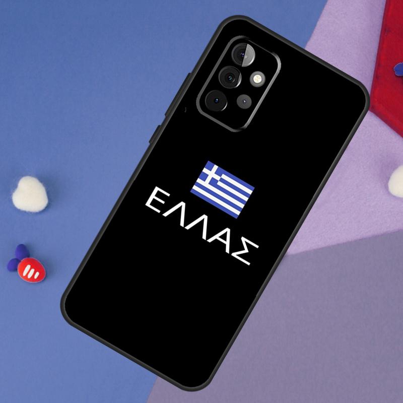 Greece Greek National Flag Case For Samsung Galaxy A13 A16 A26 A36 A56 A06 A55 A35 A15 A54 A34 A14 A53 A12 A22 A32 A52