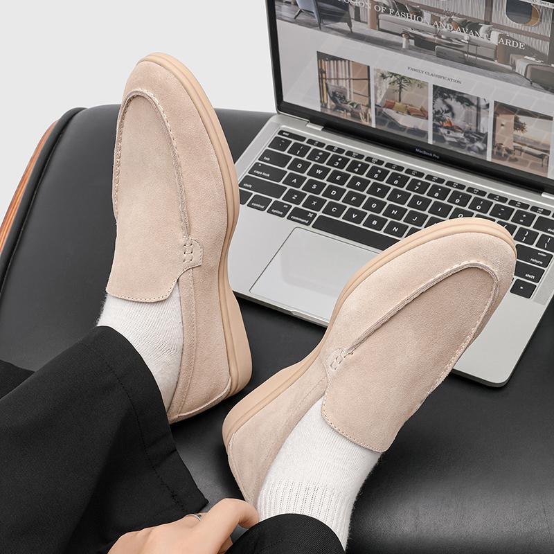 Men's All-match Loafers Slip-On Casual Shoes Comfortable Soft Driving Moccasins for Men Lightweight Flats Business Dress Shoes