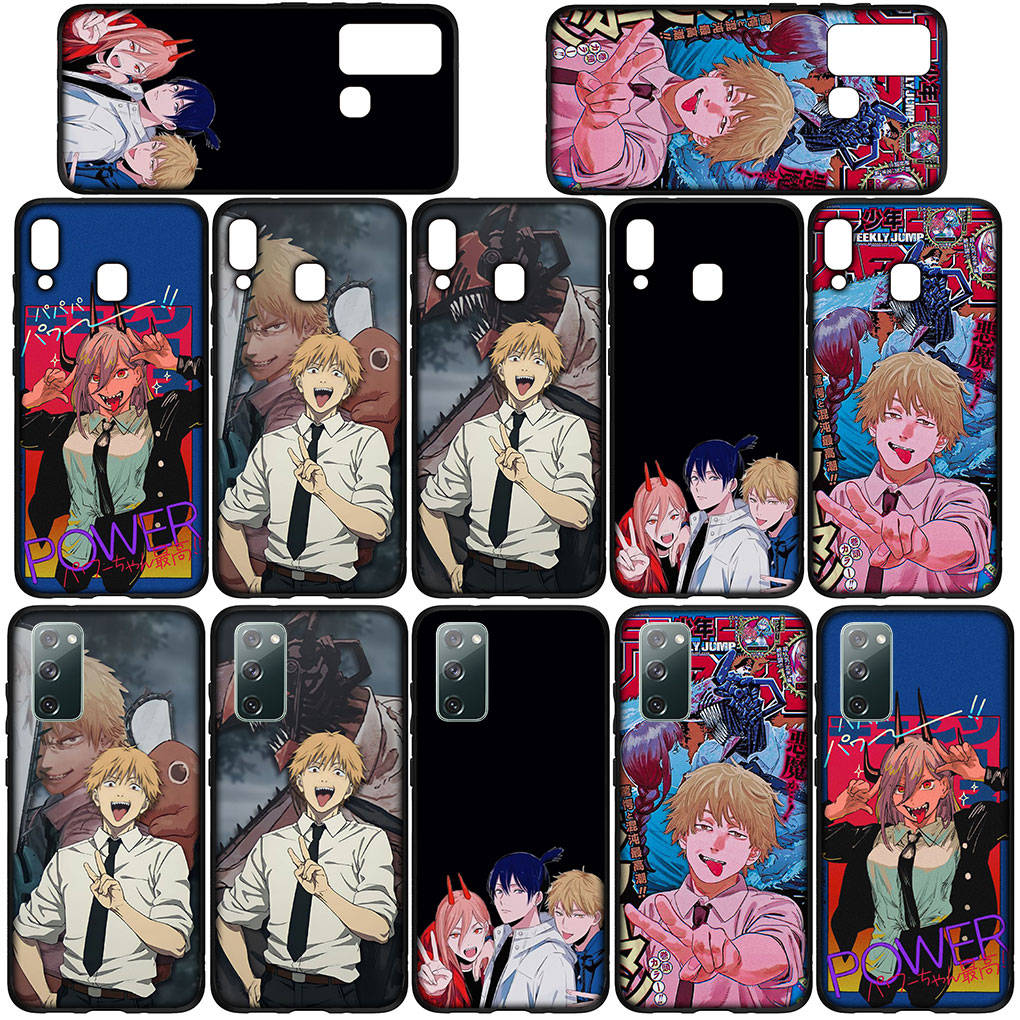 Cover for iPhone 16 15 Xiaomi Redmi Note 14 13 12 11 Pro Max X 8 16e Samsung Galaxy S25 S24 S23 Moto OPPO Huawei Denji Makima Chainsaw Man Phone Case
