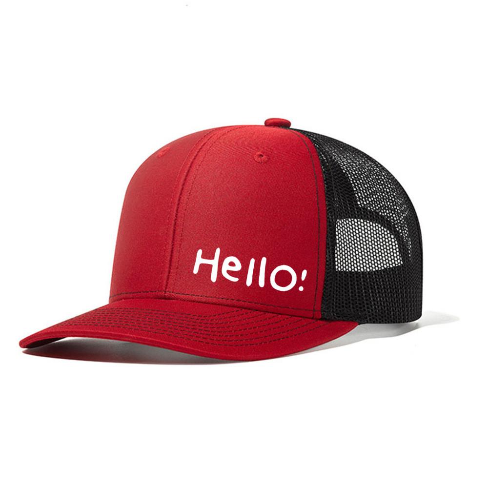 Casual Mesh Baseball Cap With Adjustable Fit For Summer Sun Protection