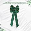 Cloth Christmas Bowknot Pendant Bowknot Flocking Bowknot Ornaments  Party Decor