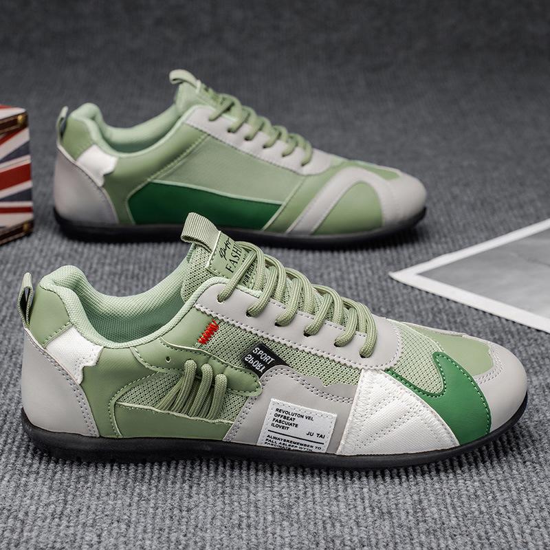 

Large size men s shoes new men s mixed-color casual shoes comfortable flat-bottomed outdoor sports shoes 48 зелений