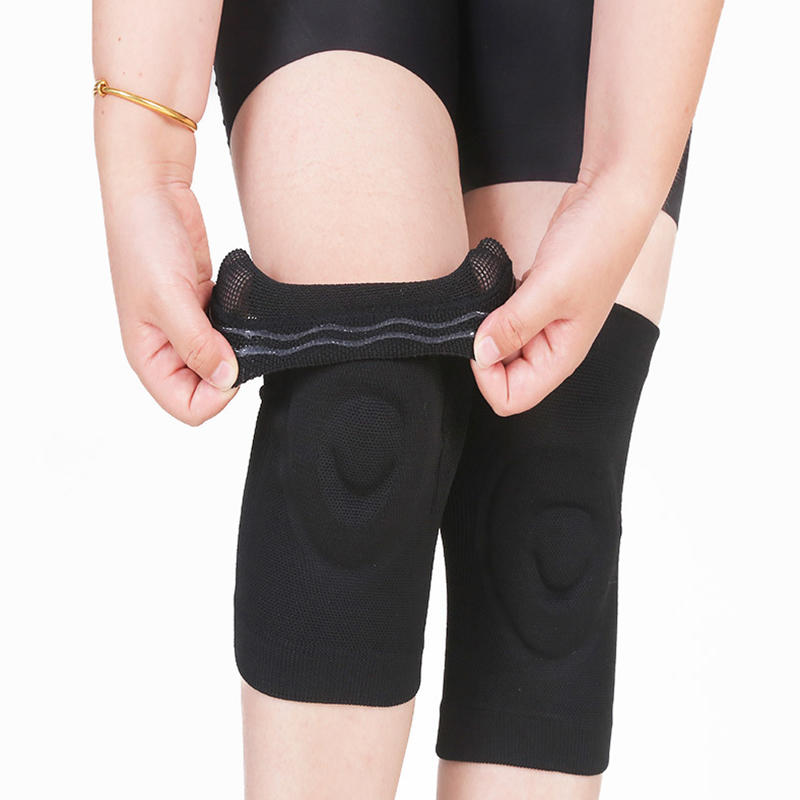 Women Men Thin Sports Knee Pads Shock Absorbing Anti-Slip Compression Brace Basketball Football Dance Knee Supports