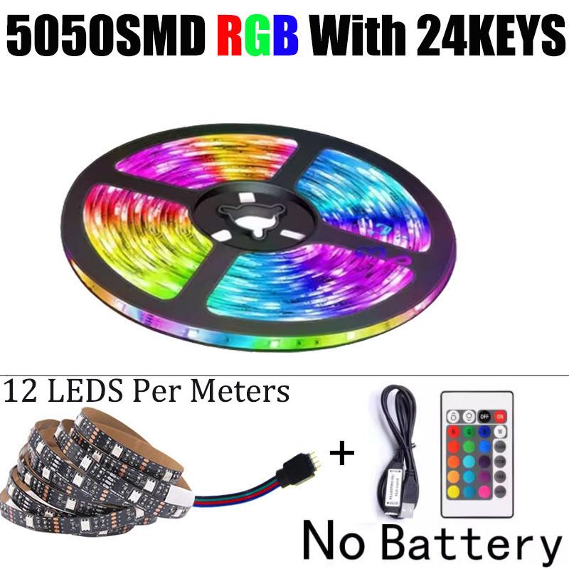 USB LED Strip Light Flexible Lamp 1M 2M 3M 4M 5M SMD3528 Diode Desk Screen TV Background Lighting Cabinet Lights Night
