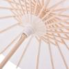 Bílý papírový deštník Ženy Vintage taneční rekvizita Svatba Párty Fotografická rekvizita Děti DIY Malířské potřeby