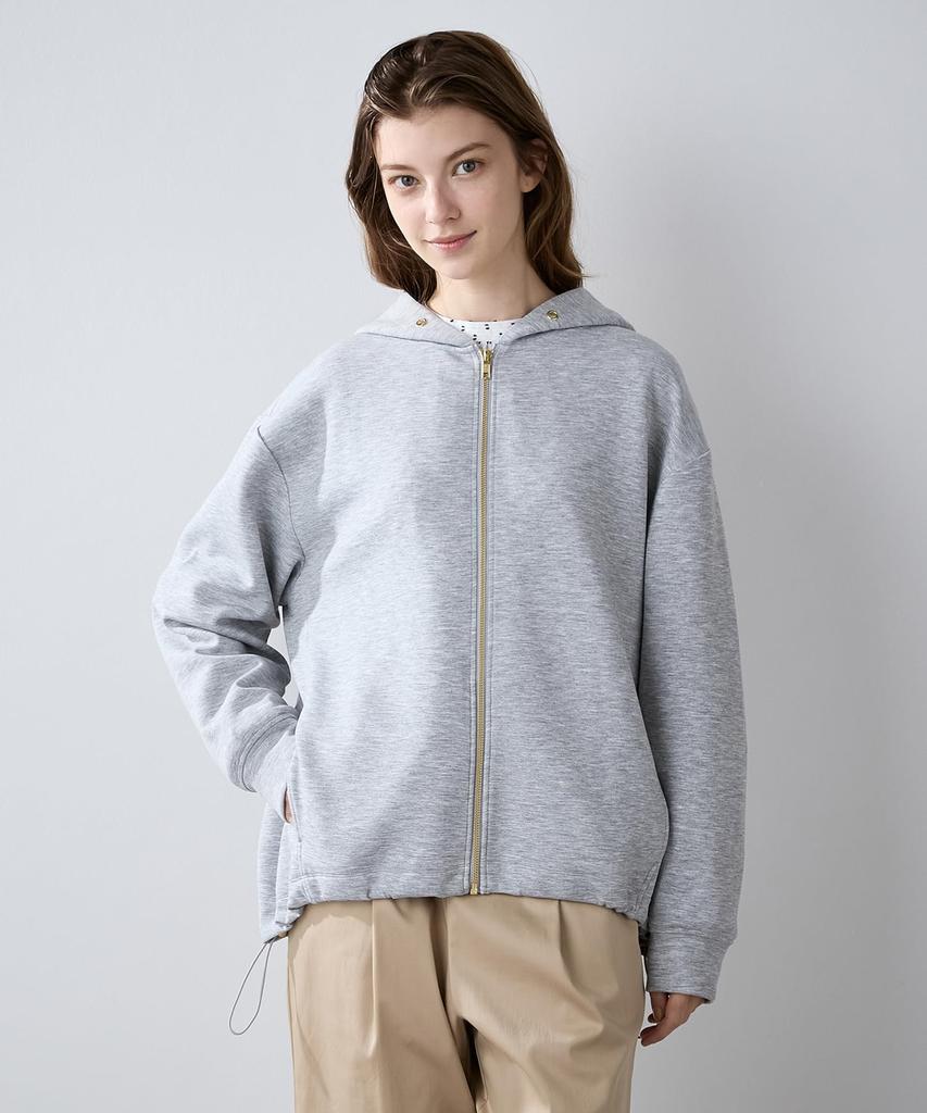 Le Souk Holiday Cardboard Zip Hoodie Size L Women's (295080), Black,