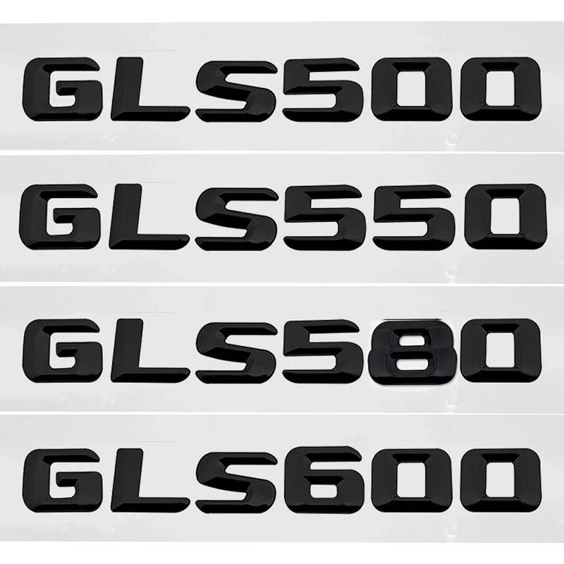 3D Car Stickers Rear Tail Decal Emblem for Mercedes Benz GLS400 GLS450 GLS500 GLS550 GLS580 GLS600 Accessories